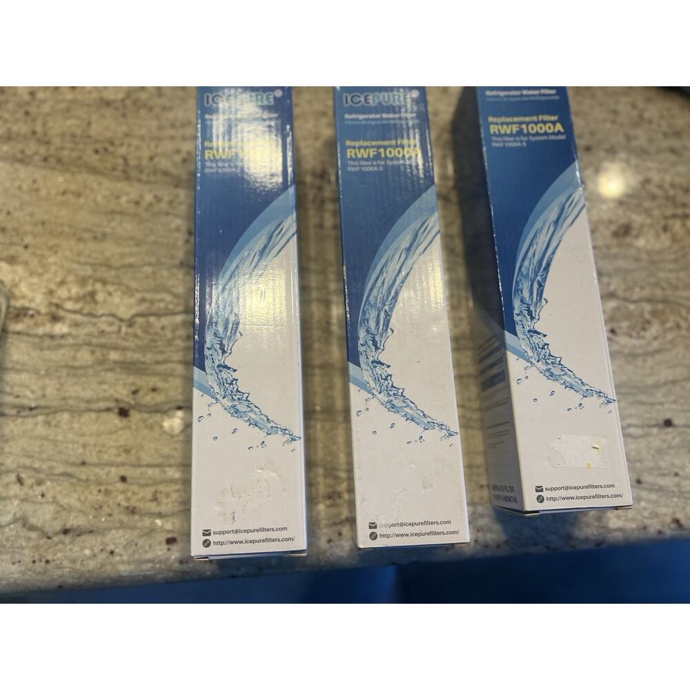 3x Icepure RWF1000A Refrigerator Water Filter Replacement - Free Shipping - Picture 3 of 7